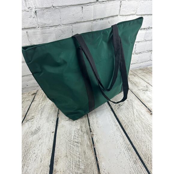 Large Capacity Folding Travel Bag - Water Resistant Tote - Travel Duffle - Gym - Picture 3 of 5